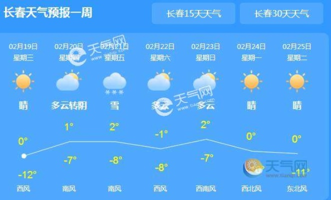 长春市天气预报（长春市天气预报实时查询）